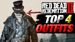 Top 4 HIDDEN Red Dead Redemption 2 Outfits For Jack The Ripper Red Dead Online [upl. by Market]