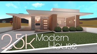 BLOXBURG 25K MODERN FAMILY HOUSE  NOGAMEPASS [upl. by Yaner]