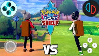 Pokemon Sword amp Shield On Android  Skyline Infinity VS Yuzu Android Gameplay Comparison [upl. by Howell597]