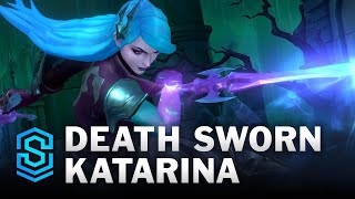 Death Sworn Katarina Wild Rift Skin Spotlight [upl. by Rozelle]