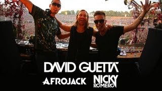 David Guetta vs Afrojack vs Nicky Romero  Tomorrowland 2013 [upl. by Pack17]