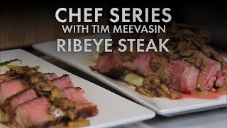 How to Make PERFECT Ribeye Steak with Mushroom DemiGlace Sauce [upl. by Kristianson]