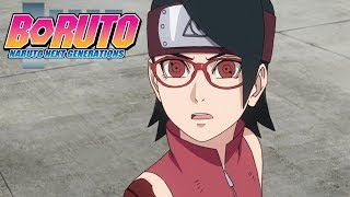 Sarada vs Araya  Boruto Naruto Next Generations [upl. by Nebuer]