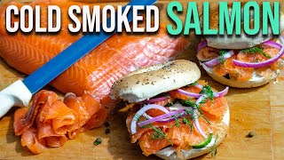 How to make COLD SMOKED SALMON EASY [upl. by Adlaremse]