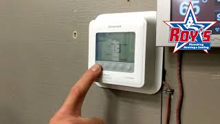 How to Use Your Honeywell T4 Pro Thermostat [upl. by Lunsford53]