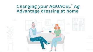 AQUACEL® Ag Advantage dressing removal and application instructional video [upl. by Samuelson]