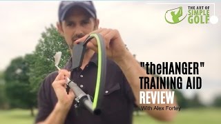 Golf Swing Training Aid Review  the Hanger from Watson Golf [upl. by Theo]