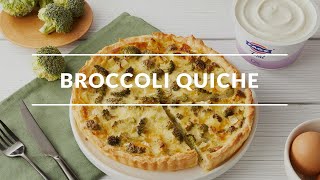 Broccoli Quiche Recipe [upl. by Lledrac]