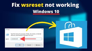 wsreset Not Working Windows 10  Easiest Way To Fix It [upl. by Pedrick450]