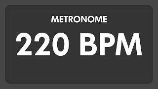 220 BPM  Metronome [upl. by Jet]