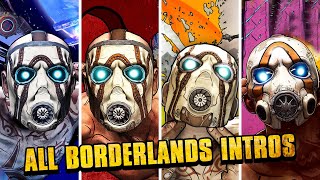 Borderlands  All Intros The PreSequel 1 2 amp 3 [upl. by Lilybelle]