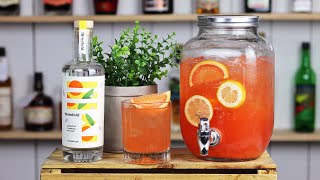 New Years Eve Batched Gin Punch Recipe [upl. by Eatnuahc]