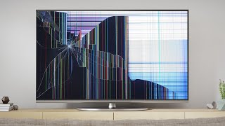 How To Fix a Broken TV Screen [upl. by Leviralc]