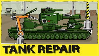 KB6 Tank Repair  Cartoons about tanks [upl. by Ennairak]