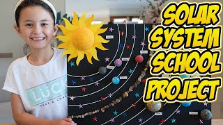 How to Create a School Solar System Project Model for Kids [upl. by Ainnek]