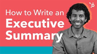 How to Write an Executive Summary  Step by Step [upl. by Norda]