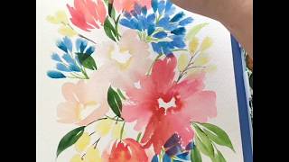 Watercolor Painting Video Tutorial by Jenna Rainey [upl. by Orth396]