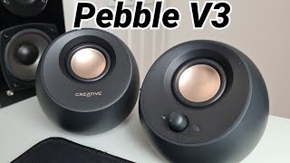 Creative Pebble V3 Unboxing Setup amp Review [upl. by Salema]