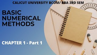 Calicut University 3rd sem Bcom BBA BNM 1st chapter 1st part [upl. by Sulrac]