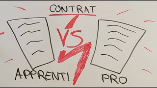 CONTRAT DAPPRENTISSAGE VS CONTRAT DE PROFESSIONNALISATION [upl. by Alios]