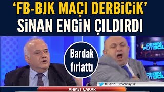 Ahmet Çakar quotderbicikquot dedi Sinan Engin çıldırdı Bardaklar havalarda [upl. by Irovi]