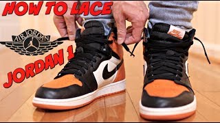 3 WAYS HOW I LACE amp STYLE MY JORDAN 1 [upl. by Clute]