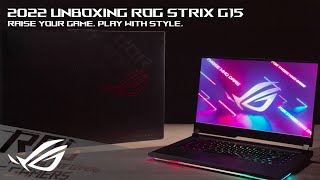 Unboxing the ROG Strix G15 2022  ROG [upl. by Negem]