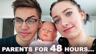 Bailey amp Asa are PARENTS  48Hour Baby Challenge [upl. by Ellennej]