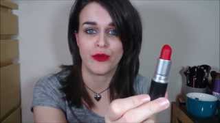 Top 6 Red MAC Lipsticks [upl. by Seltzer]