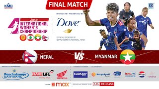 Nepal Vs Myanmar  Final Match  Vianet International Womens Championship  26 Feb 2025  LIVE [upl. by Sancho]