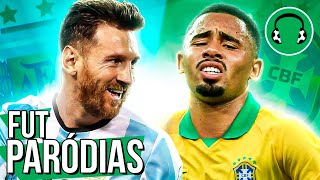 ♫ MESSI CAMPEÃO EM CIMA DO NOSSO BRASIL  Paródia Contatinho  Léo Santana e Anitta [upl. by Wadleigh800]