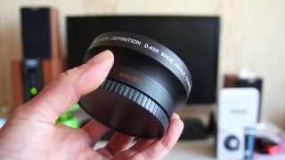 Review Vivitar 043x Wide Angle Lens with Macro 67mm [upl. by Younglove]