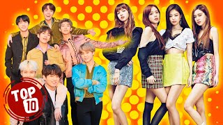 Top 10 Most Popular KPOP Groups ★ Best Korean Pop Bands [upl. by Carmelle251]