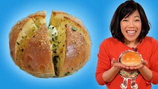 Baking 6Sided Garlic Buns From SCRATCH  Korean Street Food at Home withme [upl. by Keldon]