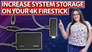 ADD USB STORAGE TO 4K FIRESTICK  INSTALL MORE APPS  FIRE OS 6 [upl. by Veradis]