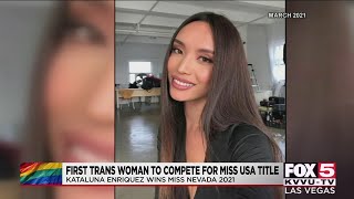 Miss Nevada 2021 will be first trans woman to compete for Miss USA title [upl. by Sima]