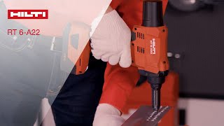 INTRODUCING Hiltis RT 6A22 Cordless Rivet Tool [upl. by Missy604]