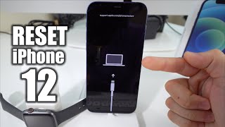 How To Reset amp Restore your Apple iPhone 12  Factory Reset [upl. by Tocci]