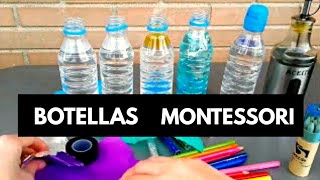 botellas sensoriales para niños montessori [upl. by Tacye]