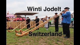 Yodeling and alphorns in Switzerland [upl. by Nolyaj]