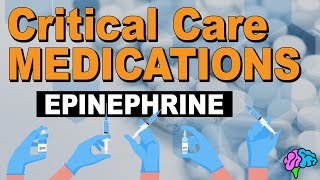 Epinephrine  Critical Care Medications [upl. by Godfrey]