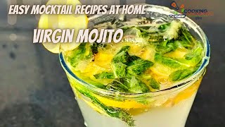 Easy Mocktail Recipes At Home  Virgin Mojito  Mocktail  Summer Drinks  Mocktails Recipe [upl. by Cotterell]