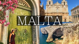 3 Days in MALTA  Valletta Mdina Stunning Blue Grotto 3 Cities [upl. by Tesil]