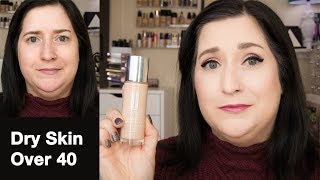 CLINIQUE BEYOND PERFECTING FOUNDATION  Dry Skin Review FOUNDATION FEST [upl. by Aihsyn271]