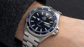 The New Best Mechanical Dive Watch Under 300  Orient Kamasu Review [upl. by Yraeg]