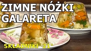 Zimne nóżki  galaretki wieprzowe [upl. by Buine]