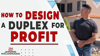 How To Design amp Build A Duplex House for Profit [upl. by Nosle]