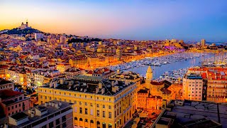 A Walk Around the Beautiful City Of Marseille France [upl. by Cirtemed]