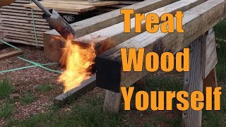 Treat Wood Yourself  How to Treat Wood Against Rot [upl. by Ackerman]