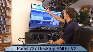 Panel 737 Desktop PMDG plug and play V2  Part 3 flight [upl. by Ardnama]